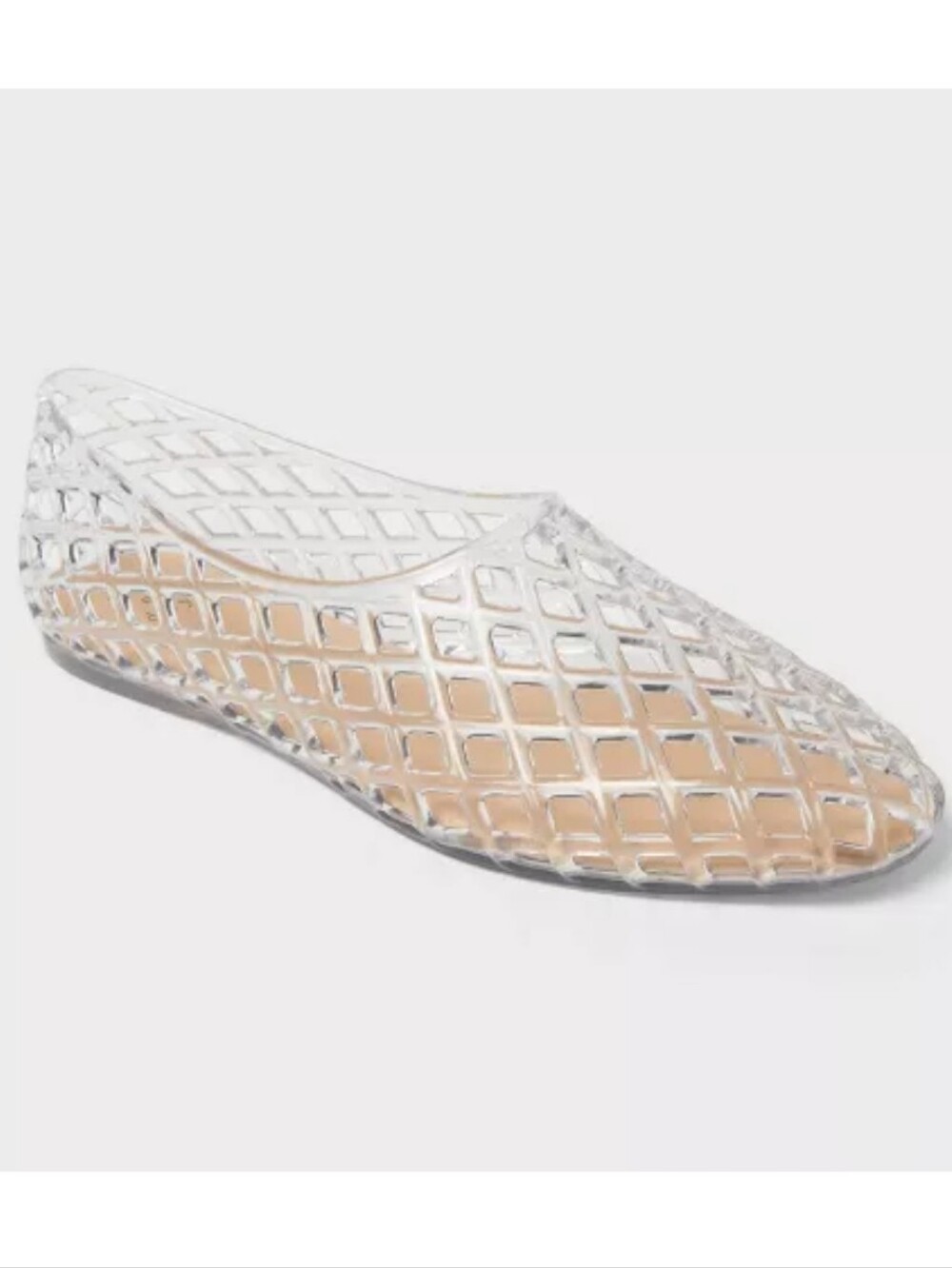 Clear Jelly Ballet Flat - Women's Transparent Slip-On